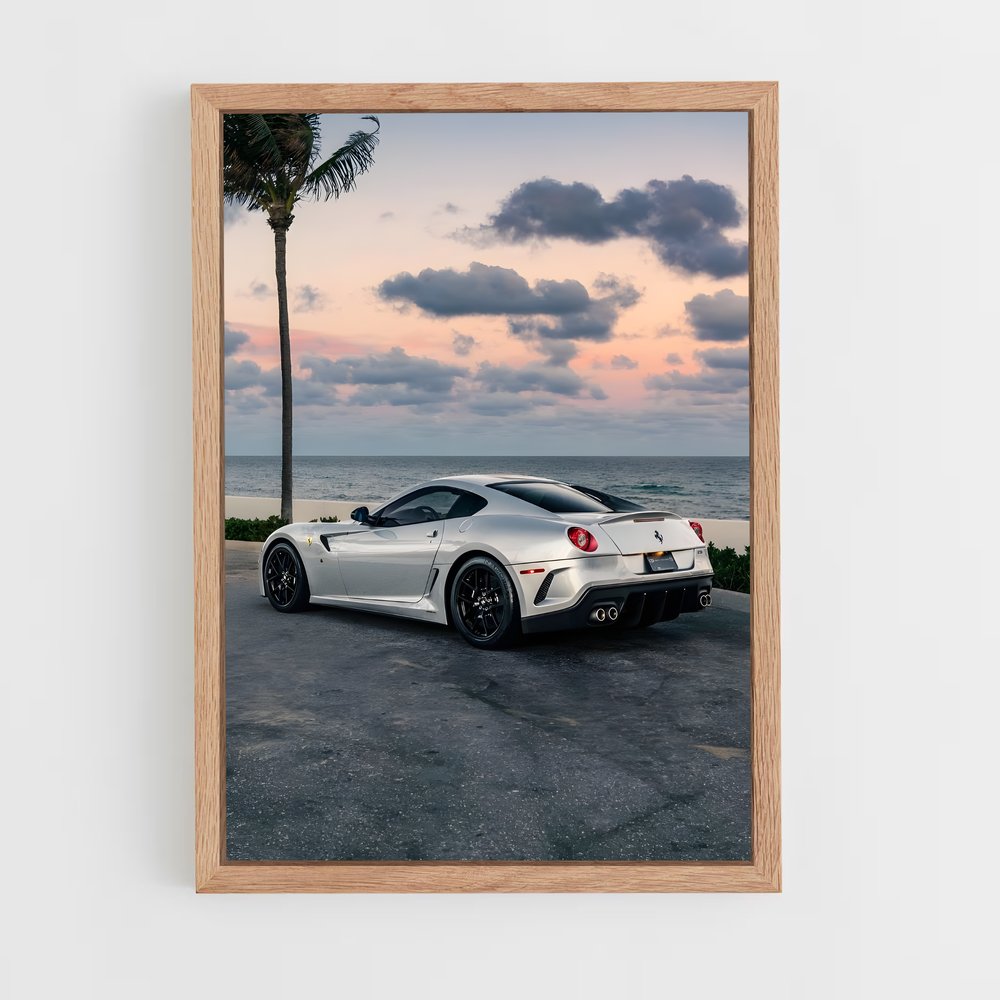 Poster Côte de la Vitesse – affiche Ferrari (vue 4)